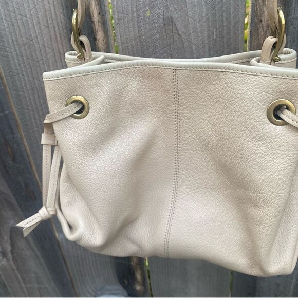 Gerald Dardel beige leather crossbody purse - Picture 7 of 8
